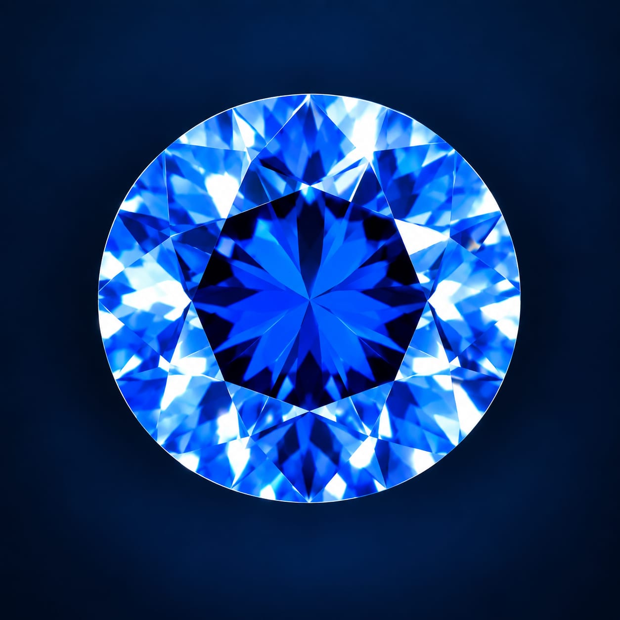 360° color view of gemstone evaluating color distribution and saturation