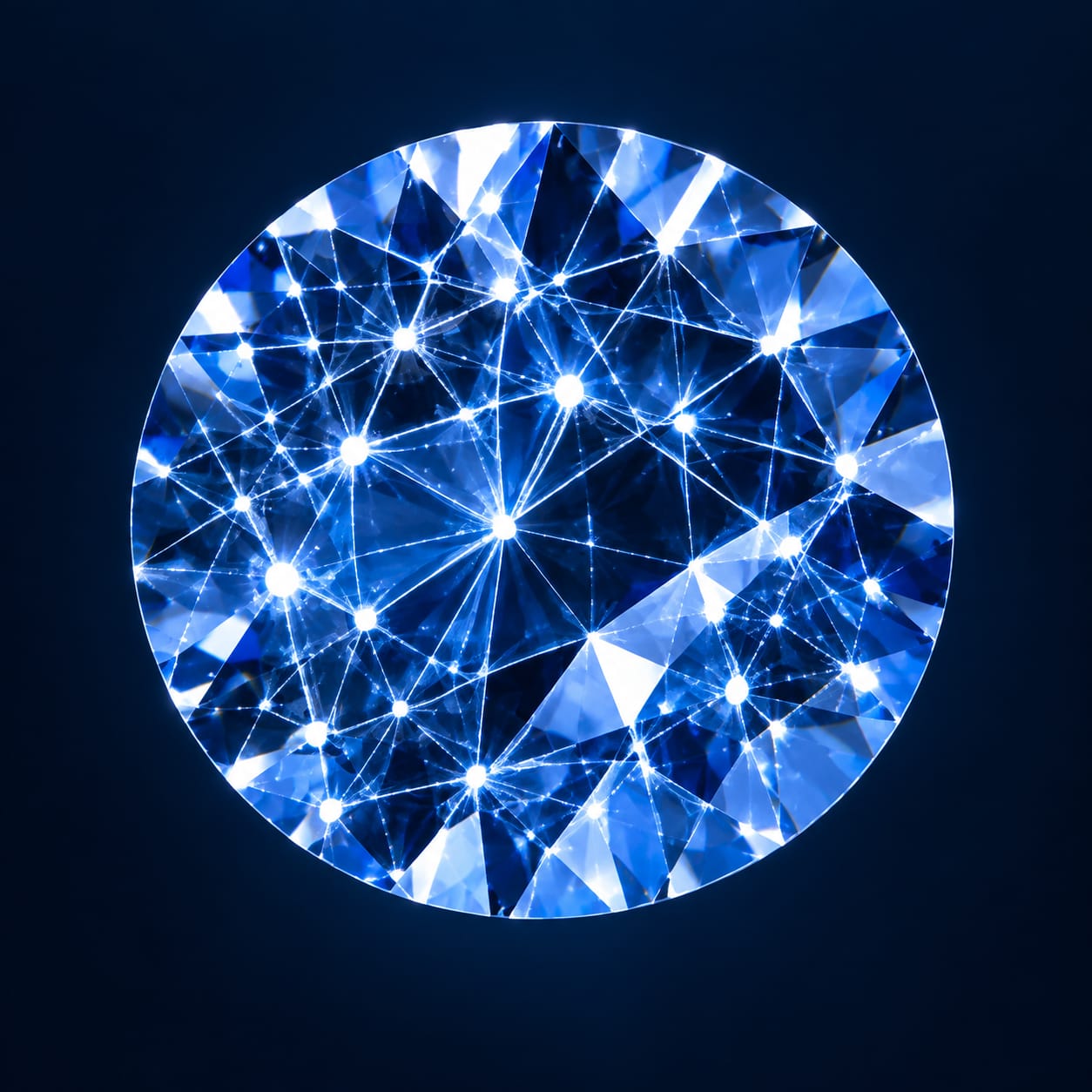 Detailed 360° magnified view of internal gemstone inclusions