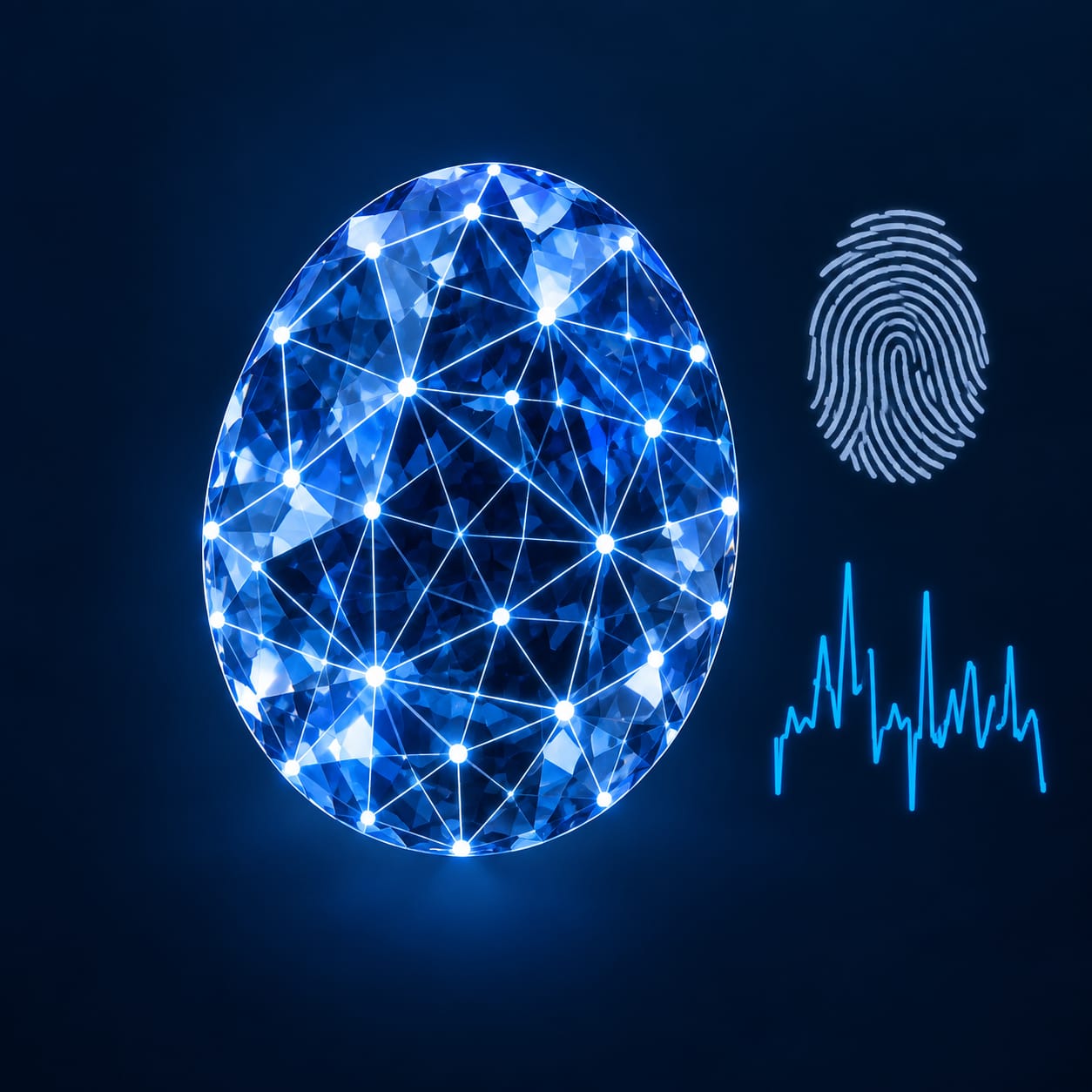 Unique digital gemstone fingerprint for documentation and identification
