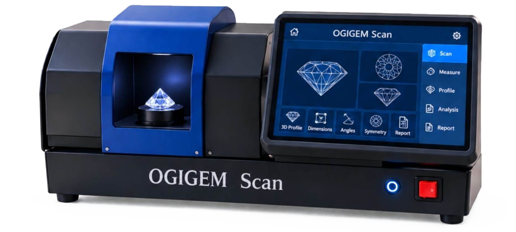 OGIGEM Scan - High precision gemstone measuring and scanning hardware